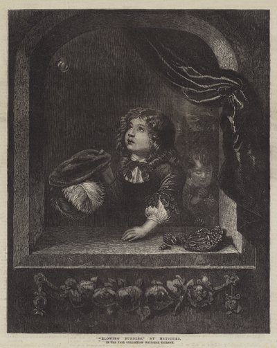 Souffler des bulles - Caspar Netscher